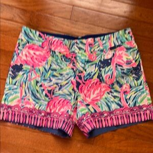 Lilly Pulitzer Flamingo Print Shorts